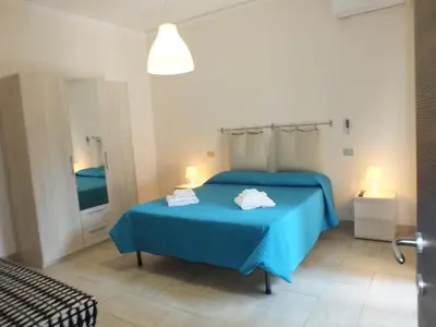 Letto o letti in una camera di Casa A Riba U Mari