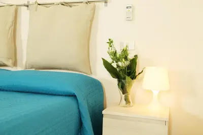 Letto o letti in una camera di Casa A Riba U Mari