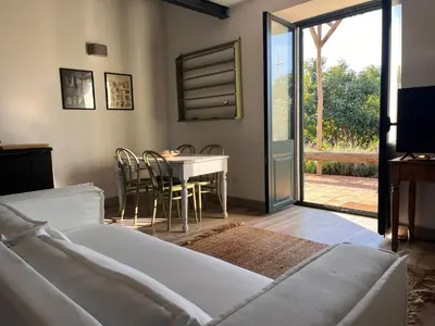 Letto o letti in una camera di La Casetta Greco Mirone