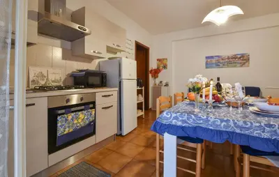 Cucina o angolo cottura di Lovely Apartment In Mascali With Wifi