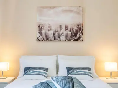 Letto o letti in una camera di Apartment Zafferana's Pool Rückzugsort by Interhome