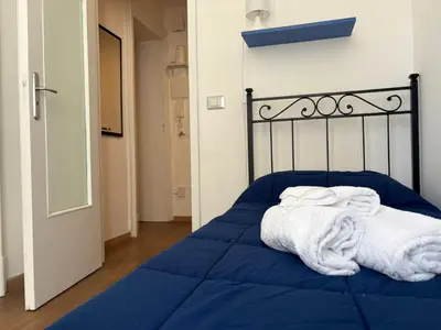 Letto o letti in una camera di Fiamingo House