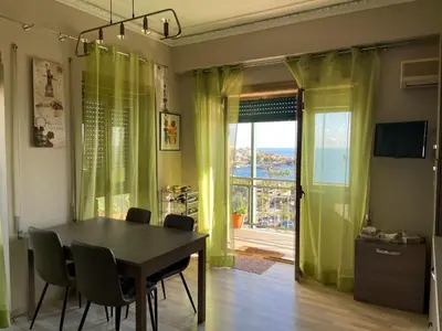 TV o dispositivi per l'intrattenimento presso Piazza Europa Exclusive Sea View Home