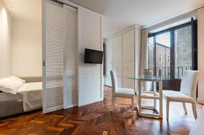 TV o dispositivi per l'intrattenimento presso GuestHost - Mediterranean Home - Central Cozy Studio in Catania