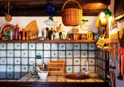 Cucina o angolo cottura di Panoramic Villa with Jacuzzi - Relaxing Oasis on Etna