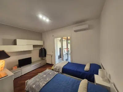 Letto o letti in una camera di villa india