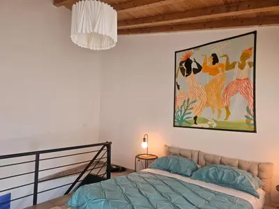 Letto o letti in una camera di Casa Gébel 775
