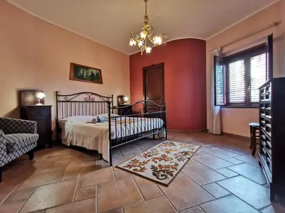 Letto o letti in una camera di Casa La Dimora