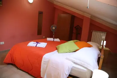 Letto o letti in una camera di La Luce del Sole
