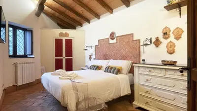 Letto o letti in una camera di Il palmento dell'Etna