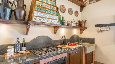 Cucina o angolo cottura di Il palmento dell'Etna