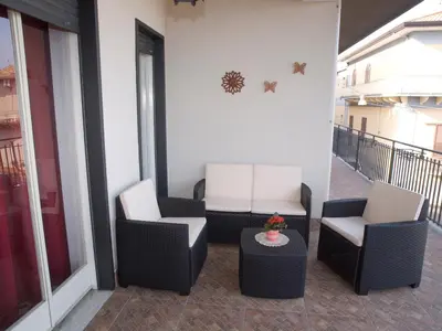 Balcone o terrazza di Bouganville House