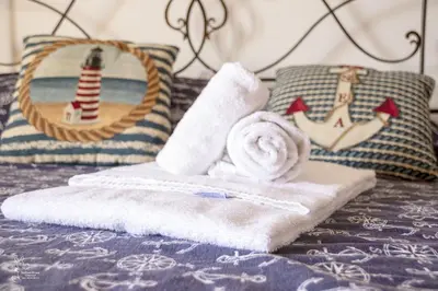 Letto o letti in una camera di Sicilian Home