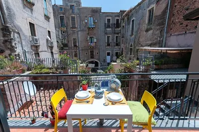 Balcone o terrazza di Vulcano Apartment