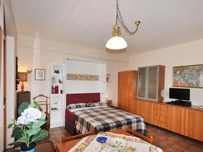Letto o letti in una camera di Apartment Gondar Studio by Interhome