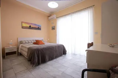 Letto o letti in una camera di Etna Sea House