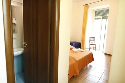 Letto o letti in una camera di B&B Del Corso
