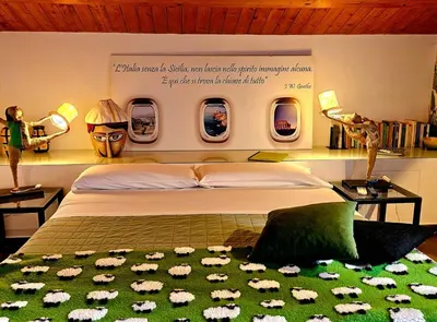 Letto o letti in una camera di La Foresteria Garden Boutique B&B