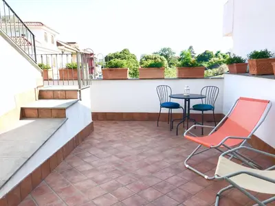 Balcone o terrazza di Blue54 - Pozzillo sul mare fra l'Etna e Taormina