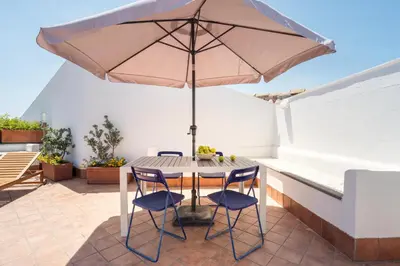Patio o area all'aperto di Blue54 - Pozzillo sul mare fra l'Etna e Taormina