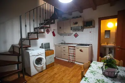 Cucina o angolo cottura di La nuova locandiera