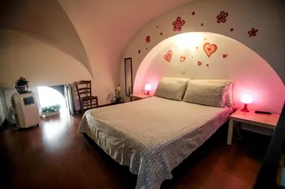 Letto o letti in una camera di La nuova locandiera