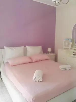 Letto o letti in una camera di Casa Riolo
