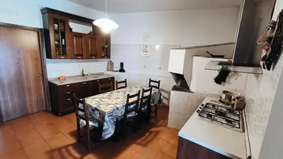 Cucina o angolo cottura di Villa Egle Belpasso, villa vacanza con piscina