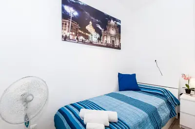 Letto o letti in una camera di SICILIA ETNA MARE Beach&Pool Catania Taormina Etna District