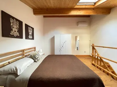Letto o letti in una camera di Il Borghetto di Gigi