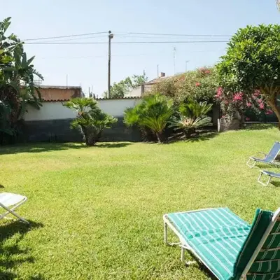 House with garden near the sea