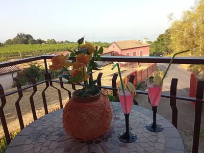 Balcone o terrazza di Petite Maison dell'Etna