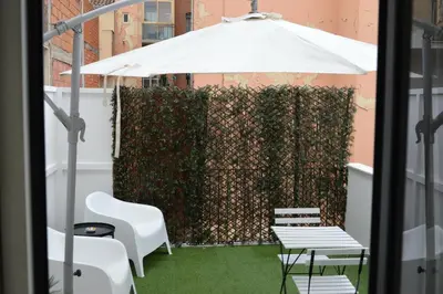 Patio o area all'aperto di b&b le 4 leggende