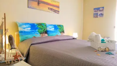 Letto o letti in una camera di Casa del sole 