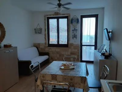 Area soggiorno di SeeonSea Apartment