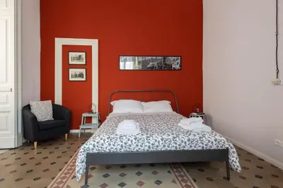 Letto o letti in una camera di Casette Umberto