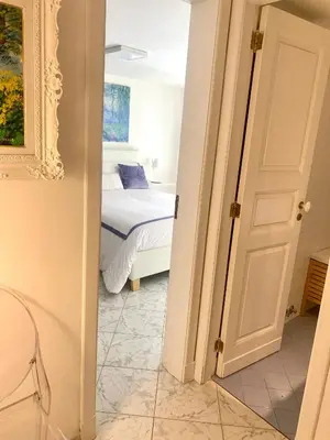 Letto o letti in una camera di Casa del corso