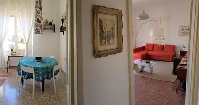Area soggiorno di Appartamento Arricrìati vicino lungomare