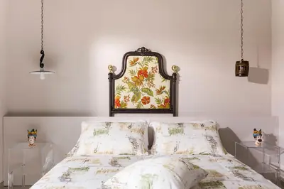 Letto o letti in una camera di B&B Etna Dream