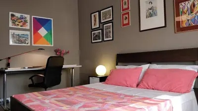 Letto o letti in una camera di Suite time Van Gogh