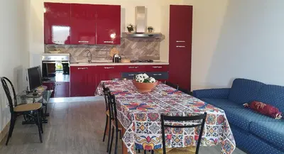 Cucina o angolo cottura di Villa Alessio - Case Vacanza con Piscina sull'Etna