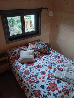 Letto o letti in una camera di Etna Baite Milo