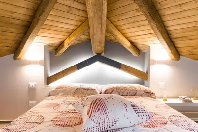 Letto o letti in una camera di Casa Vacanza Etna Dream