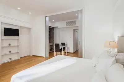 Letto o letti in una camera di RG7 Apartments
