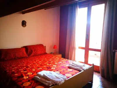 Letto o letti in una camera di CASALE 