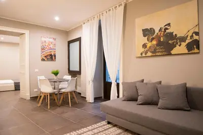 Area soggiorno di Katana suites apartments