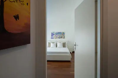 Letto o letti in una camera di Villa Carlino House
