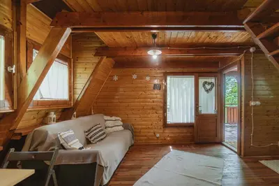 Letto o letti in una camera di Matilde's Chalet Etna Nature House