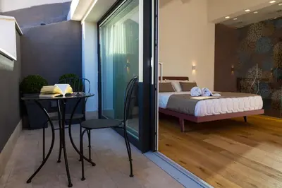 Letto o letti in una camera di Plebis - B&B in Sicilia nel centro storico di Catania