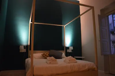 Letto o letti in una camera di Dimora San Camillo